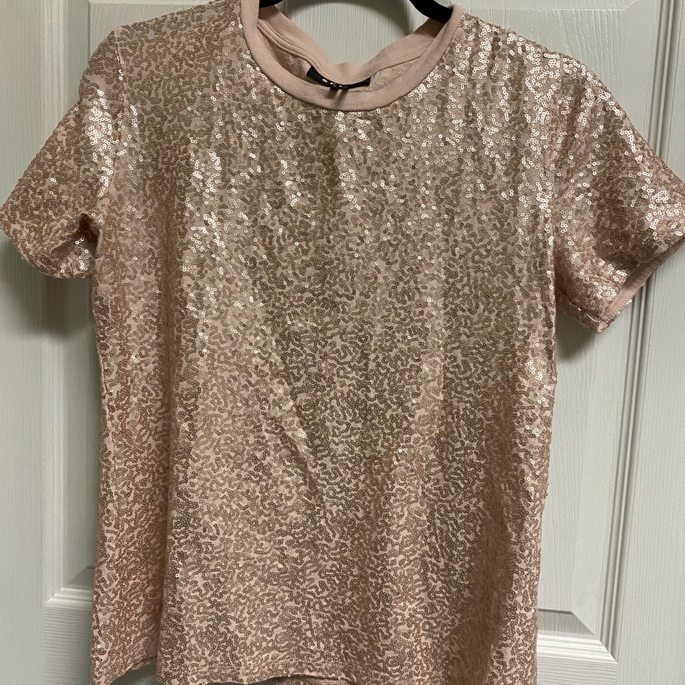 Light Pink sequence shirt - Picture 2 of 2